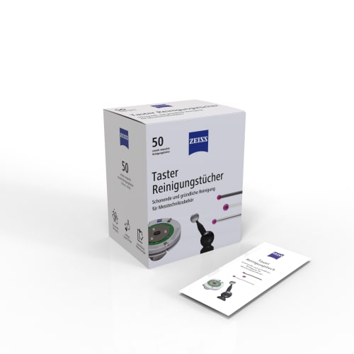 ZEISS Taster-Reinigungstücher (Deutsch, 50 Stück) Produktbild