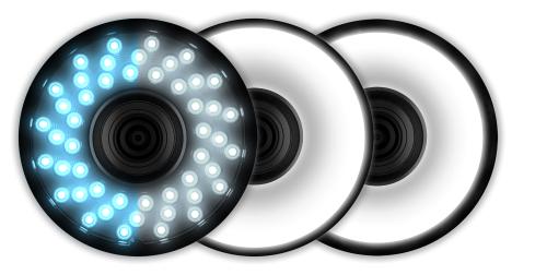 Ringlicht (standard) für O-DETECT Produktbild Back View L